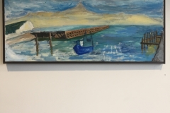Art at Newhaven Open Call 2018, Nick Bush painting