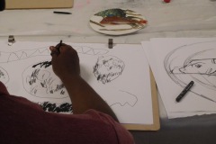 adult Mencap drawing sessions